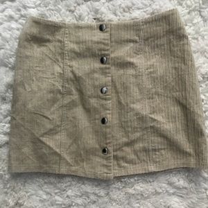 Forever 21 corduroy mini skirt